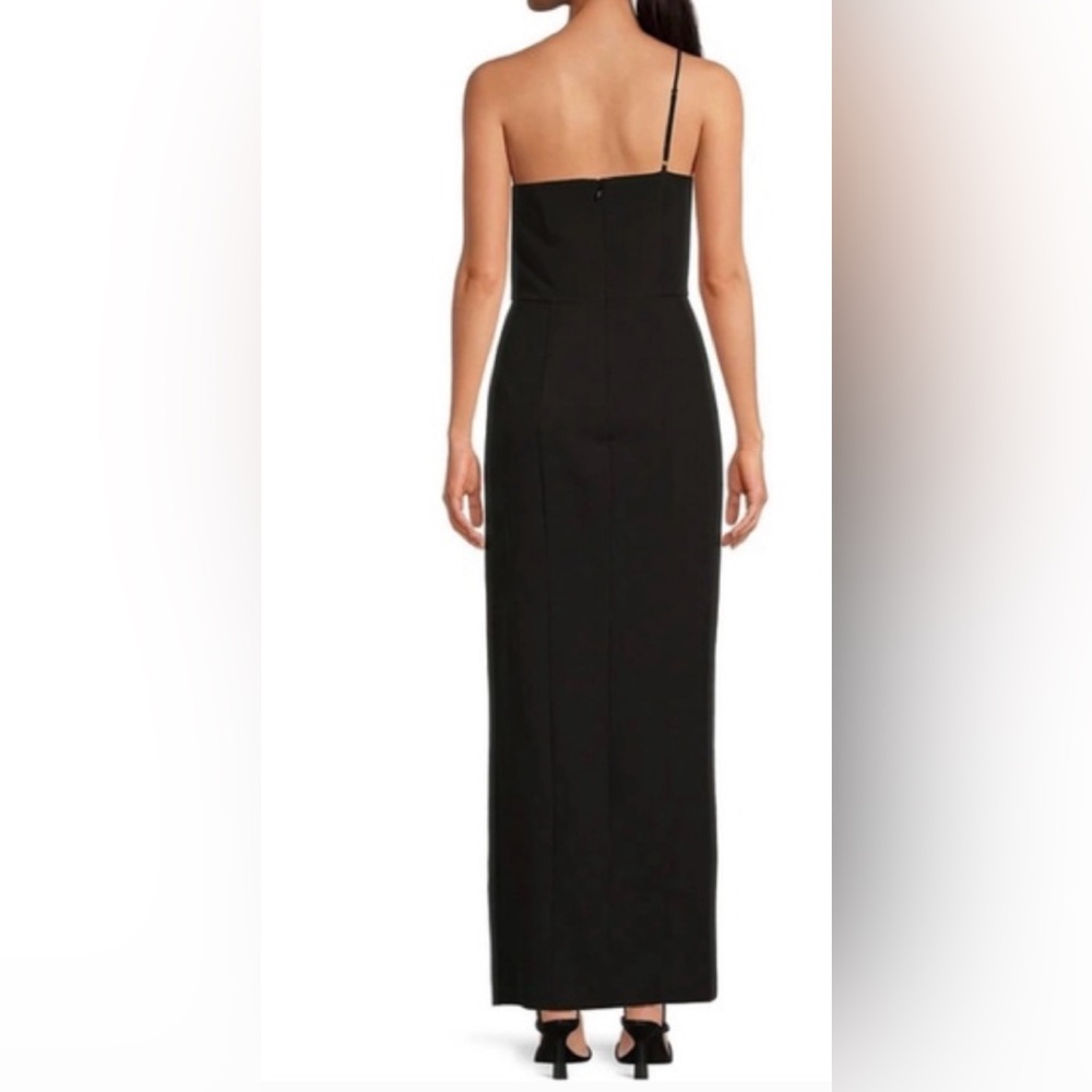 Gianni Bini Black One-Shoulder Dress size 2 New - Picture 2 of 3